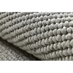 Elegant silver rug for modern decor in any room