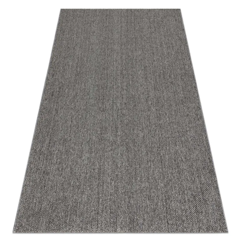 Gray polypropylene rug 80x150 cm for modern interiors