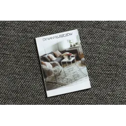 Stylish gray rug in a modern design, perfect for any room