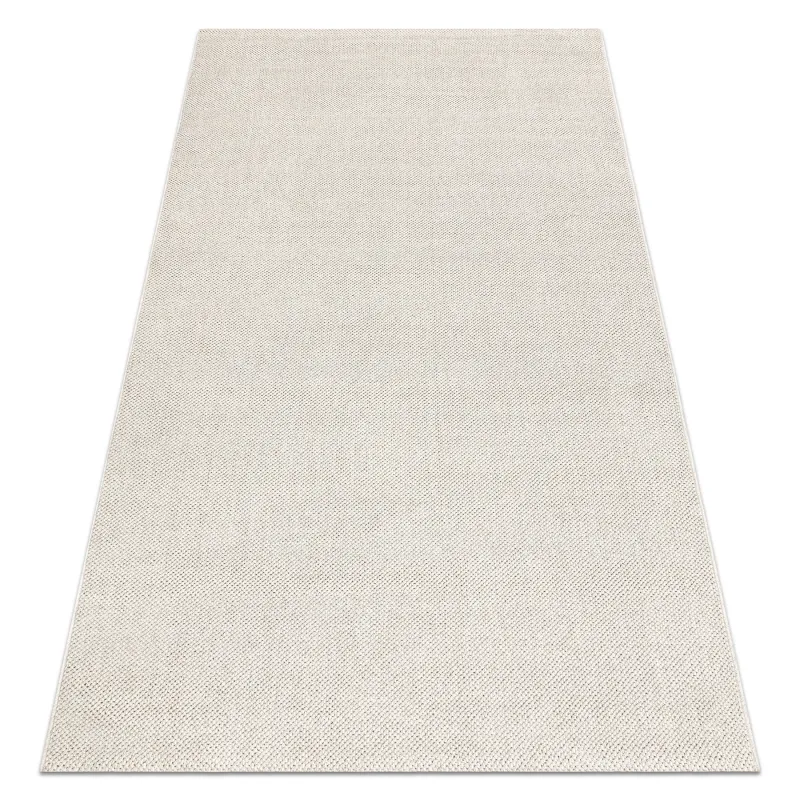 Cream polypropylene rug 80x150 cm, modern design, perfect for living room