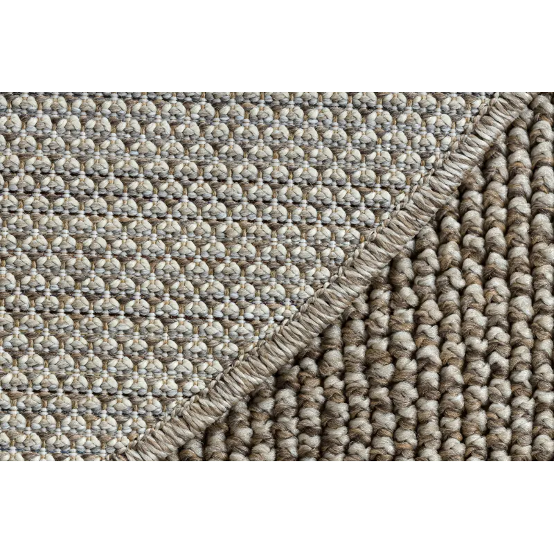 Soft texture brown rug ideal for cozy rooms