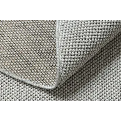 Versatile silver rug suitable for living rooms, bedrooms, and more