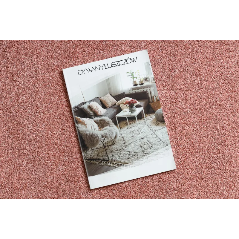 Solid powder pink rug, stylish addition for interiors