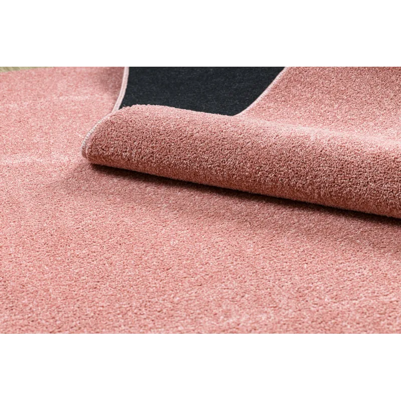 Powder pink rug for kids' room, cozy and stylish