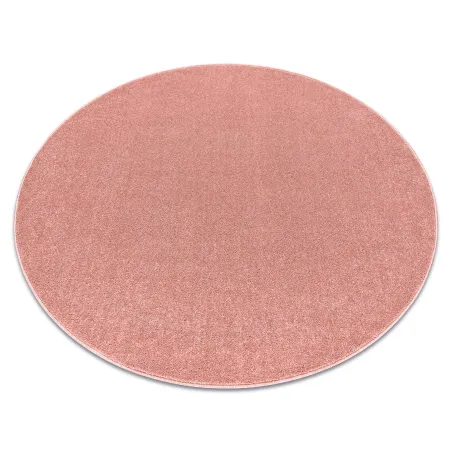 ETON PLUS round powder pink rug, smooth, modern design