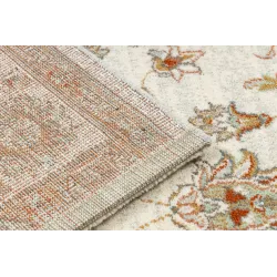 Soft wool rug with a delicate ornament, perfect for the living room