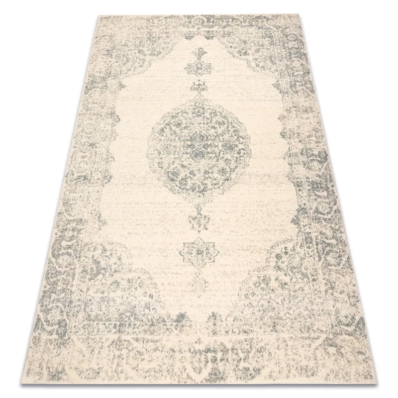 ABBY wool rug 486.24.LA100 in classic beige and blue