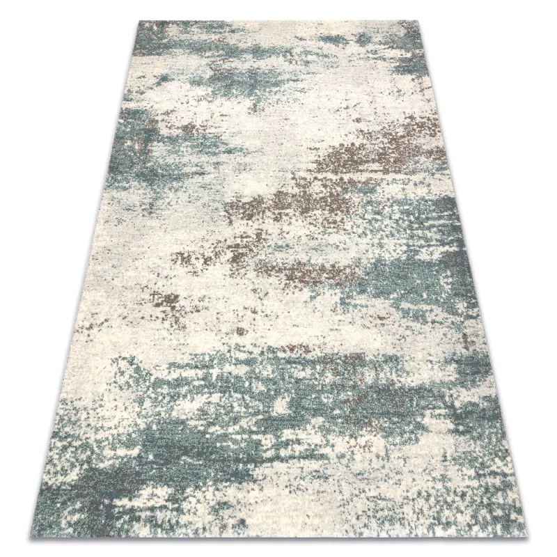 ABBY 486.28.LA111 wool rug in vintage beige and blue design
