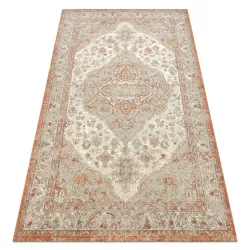 SOHO Wool Rug Terracotta Ornament Floral