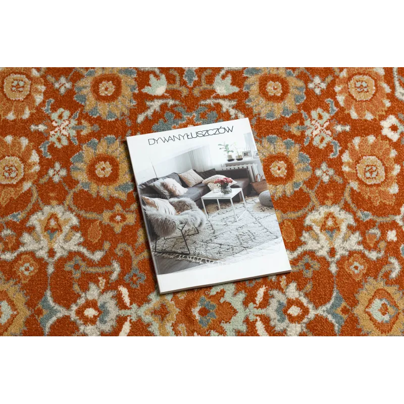Terracotta colored SOHO rug, a stylish addition to any decor