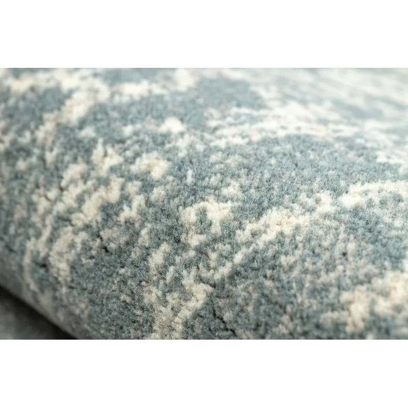 ABBY wool rug 486.10.LA500 for garden or terrace use in blue and beige