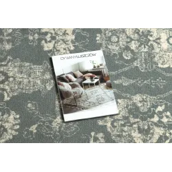 Classic blue and beige wool carpet ABBY for elegant interiors