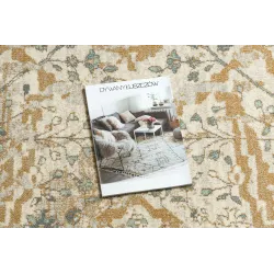 SOHO Wool Rug 477.04.LA113 in shades of beige and brown, elegant style