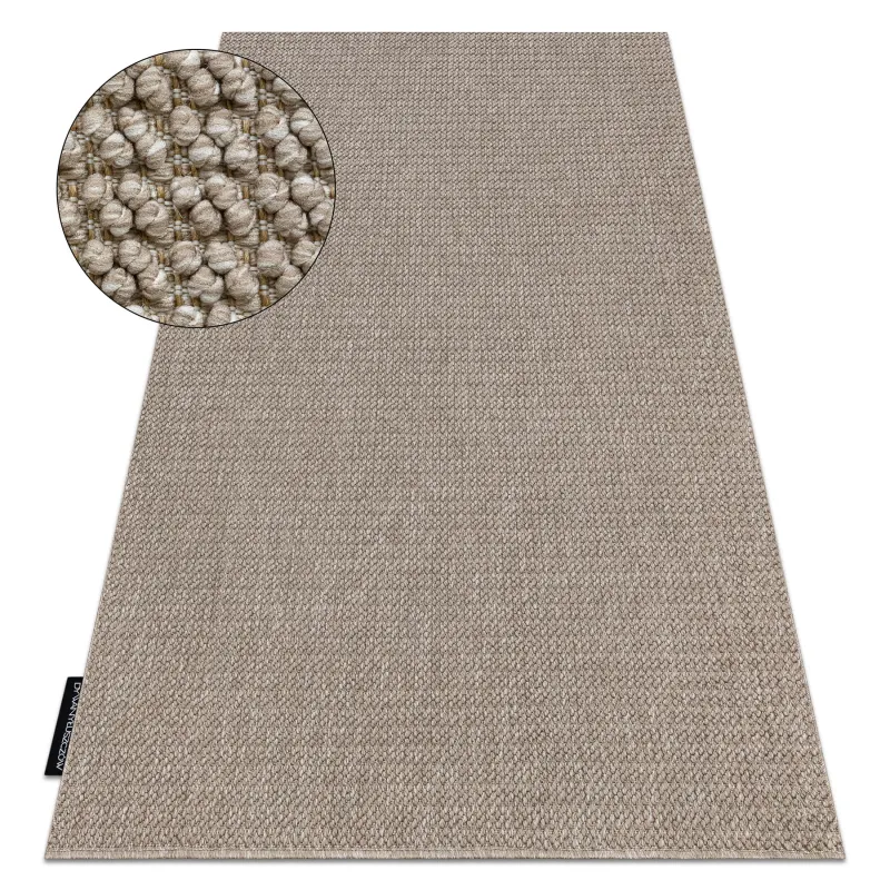 CASABLANCA LOOP Brown Rug, soft and modern design
