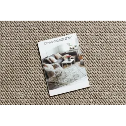 Soft CASABLANCA LOOP Rug in brown, made of polyester