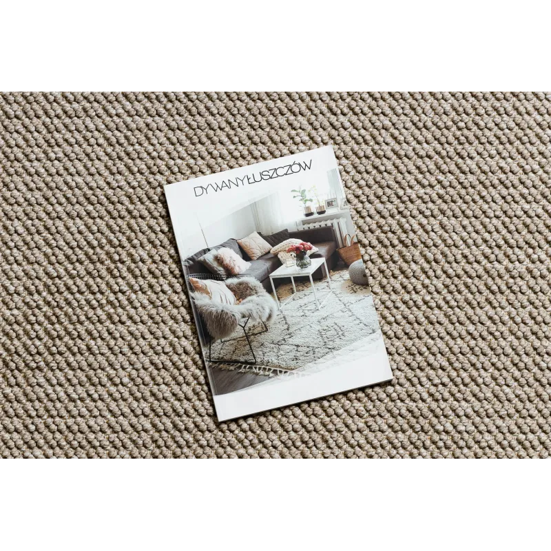 Soft CASABLANCA LOOP Rug in brown, made of polyester