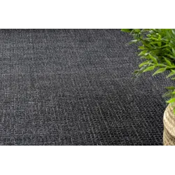 TIMO 5000 Outdoor Rug Black Sisal