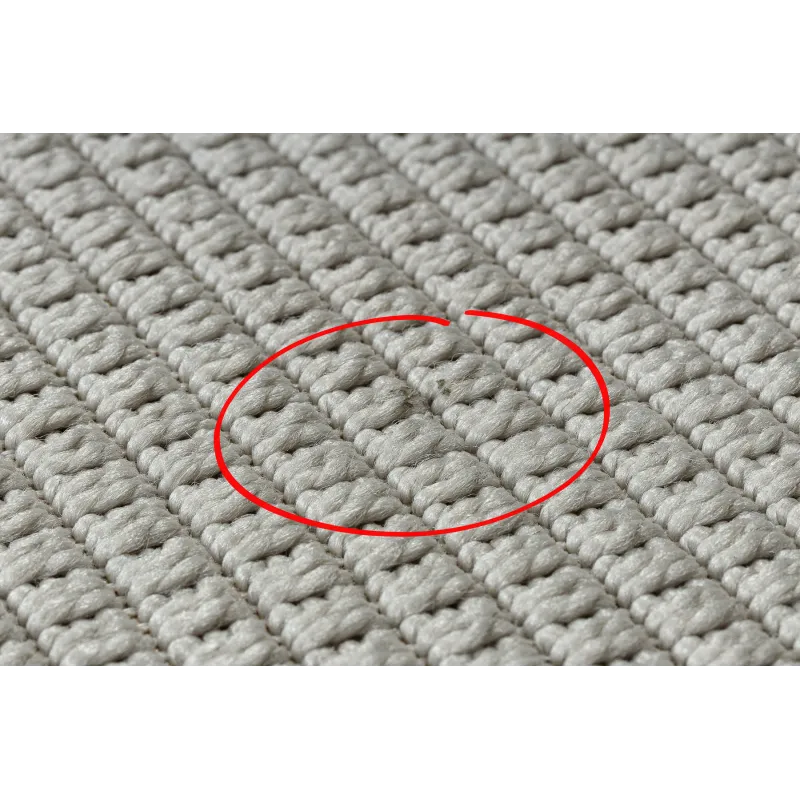 TIMO 5979 Outdoor Rug White Sisal Border