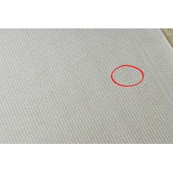 TIMO 5979 Outdoor Rug White Sisal Border