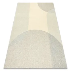 FLUX Wool Geometric Rug Beige