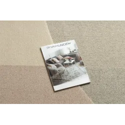 Stylish rug in beige and pink, perfect for modern interiors