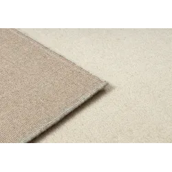 Soft wool rug with texture, ideal for living room or bedroom