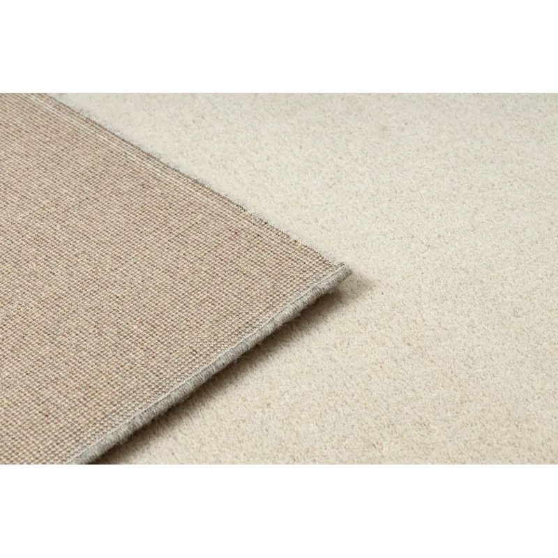 Soft wool rug with texture, ideal for living room or bedroom