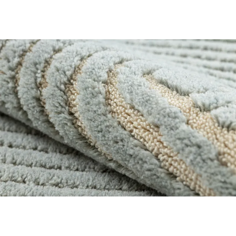 FLUX oval rug, perfect for modern interiors in shades of blue