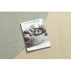 Blue and cream FLUX 461.10 rug featuring a geometric design