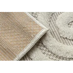SANTO Sisal Geometric White Rug