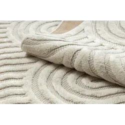 SANTO Sisal Geometric White Rug