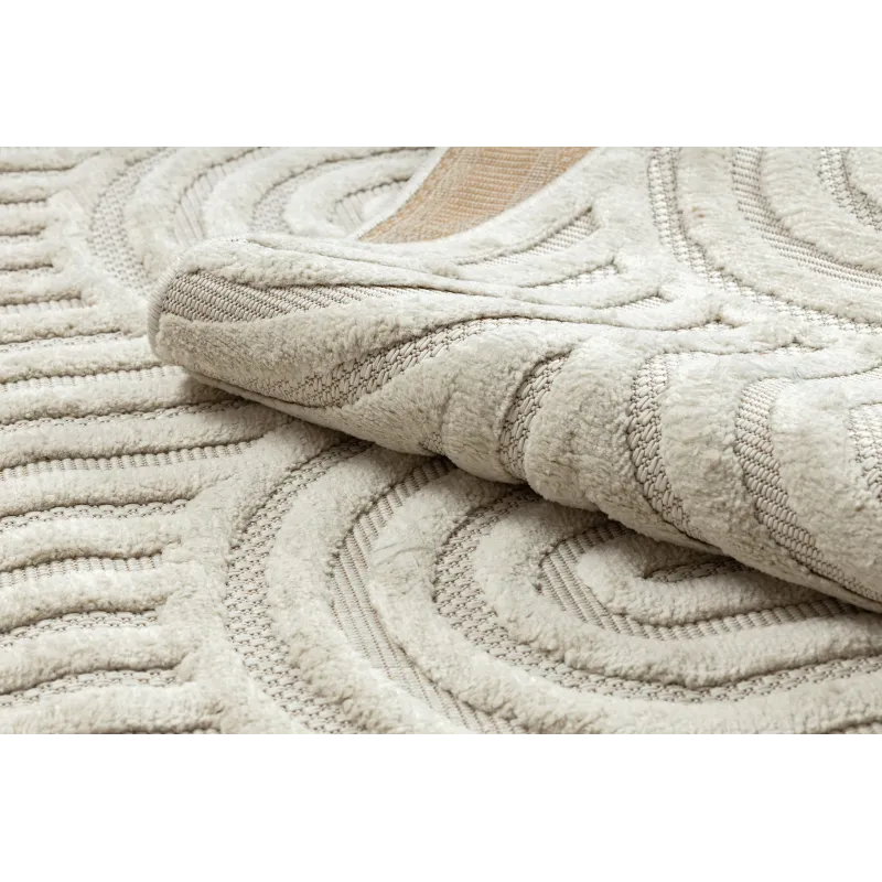 SANTO Sisal Geometric White Rug