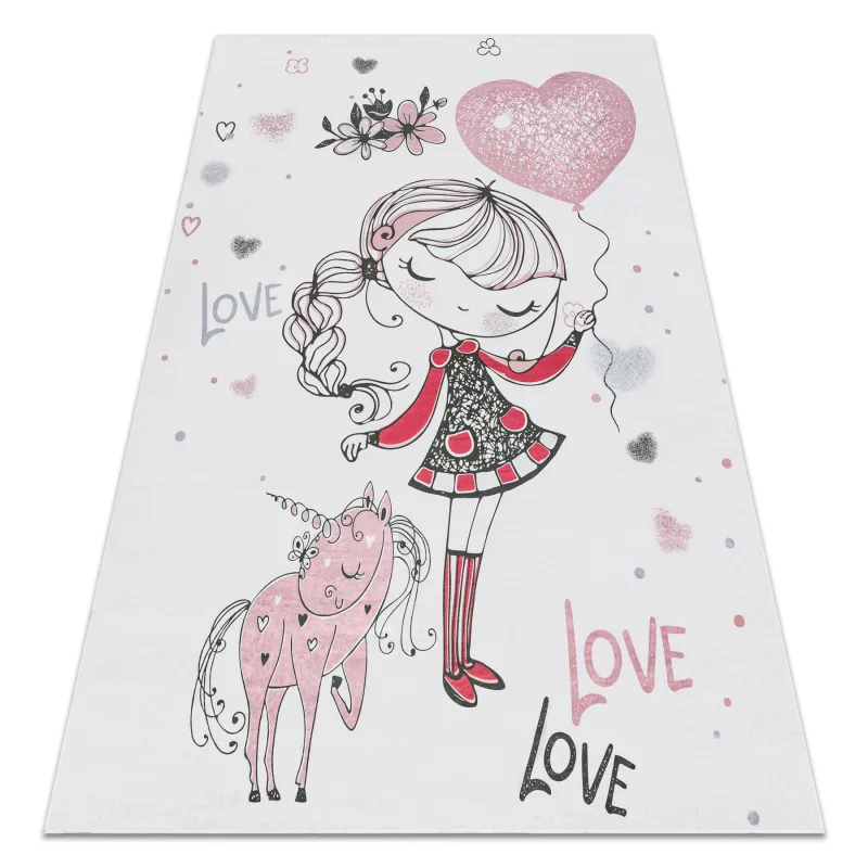 Unicorn Girls Washable Rug BAMBINO 2644