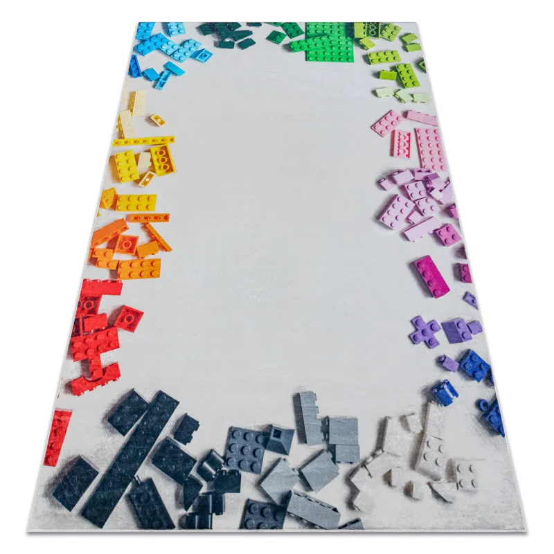 BAMBINO 38480 Building Blocks Washable Rug