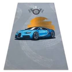Washable BAMBINO 41730 Car, racing for children, non-slip - gray / blue