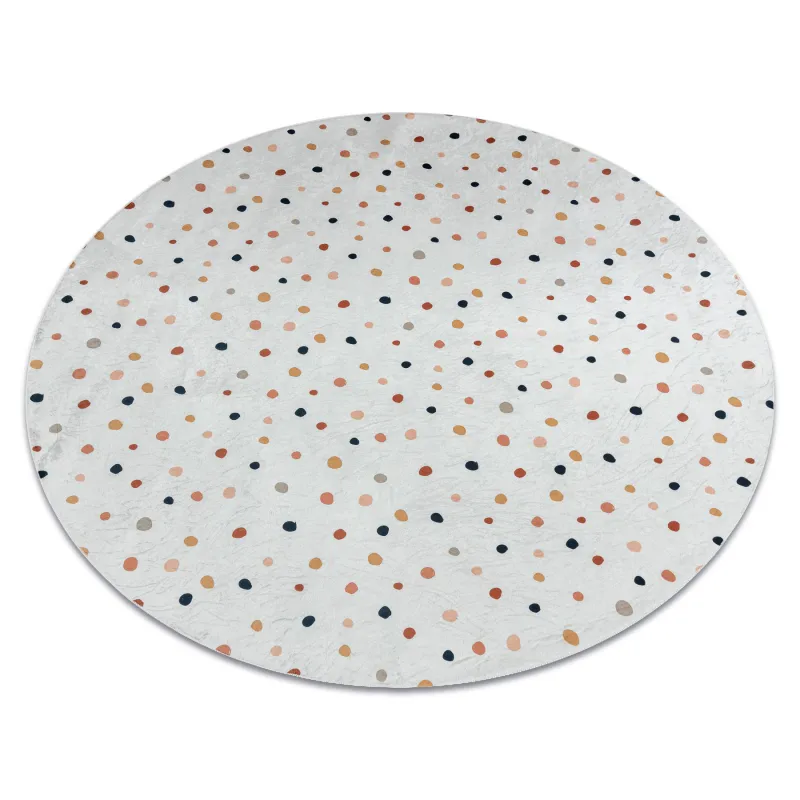 BAMBINO 47890 Dots Round Washable Rug