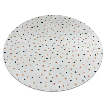 BAMBINO 47890 Dots Round Washable Rug