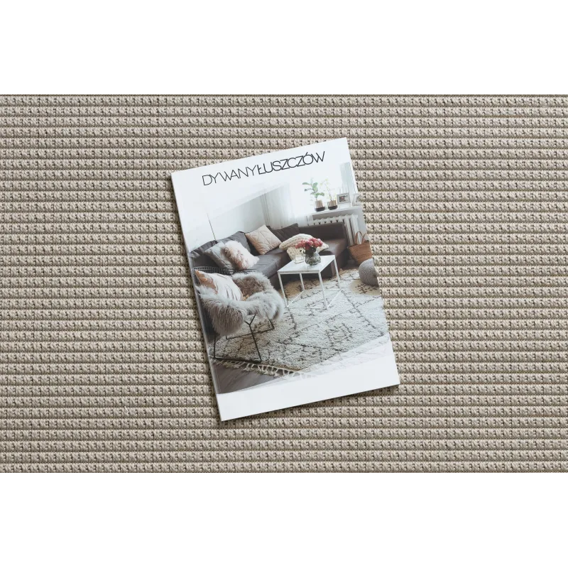 TIMO 5979 Round Outdoor Sisal Rug White