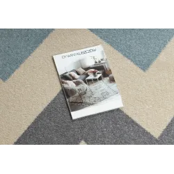 Modern yellow rug, stylish addition for home decor