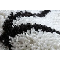 Berber Cross White Runner Rug