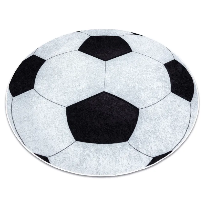 JUNIOR Washable Football Circle Rug