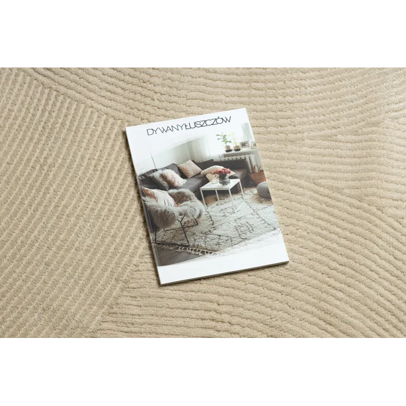 Taupe BALANCE rug, glamorous geometric style for home decor