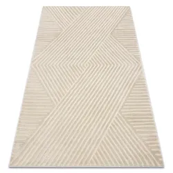 BALANCE Structured Geometric Taupe Rug