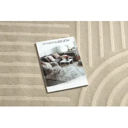 Stylish taupe BALANCE 1918 rug, perfect for modern interiors
