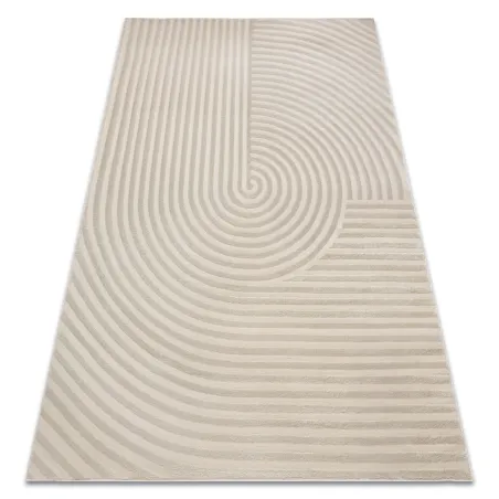 BALANCE 1921 taupe geometric rug, modern carpet for living room