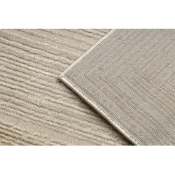 BALANCE 8788 taupe rug, luxurious texture and geometric design