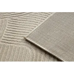 BALANCE 9086 taupe rug, luxurious and textured material