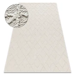 Rug JERSEY 19231 Cream - Geometric Loop, Structural BOHO - 2ND GRADE