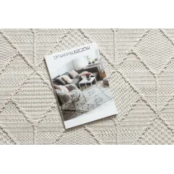 JERSEY 19231 Cream Geometric BOHO Rug