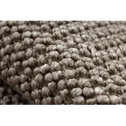 CASABLANCA LOOP rug for garden or terrace, modern brown design